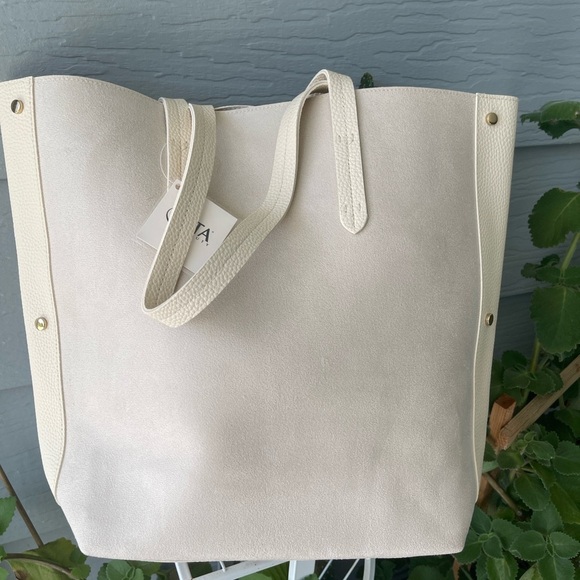 Ulta Beauty Handbags - ULTA Beauty Studded Tote Bag In Neutral
